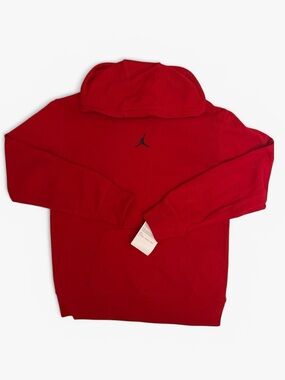 Jordan Red Crewneck Hoodie with Jumpman Logo